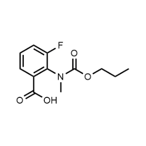 3-Fluoro-2-(methyl(propoxycarbonyl)amino)benzoic acid|CS-1219960