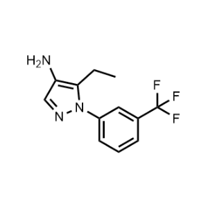 5-Ethyl-1-(3-(trifluoromethyl)phenyl)-1H-pyrazol-4-amine|CS-1219989