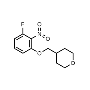 4-((3-Fluoro-2-nitrophenoxy)methyl)tetrahydro-2H-pyran|CS-1219990