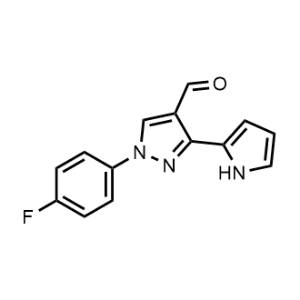 1-(4-Fluorophenyl)-3-(1H-pyrrol-2-yl)-1H-pyrazole-4-carbaldehyde|CS-1220008