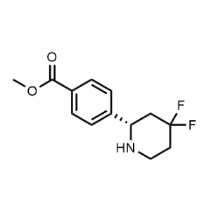 Methyl (S)-4-(4,4-difluoropiperidin-2-yl)benzoate|CS-1220023