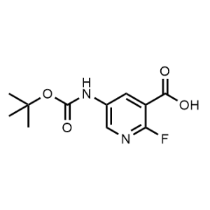 5-((Tert-butoxycarbonyl)amino)-2-fluoronicotinic acid|CS-1220457