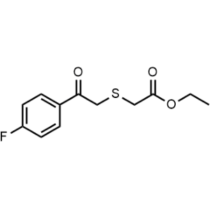 Ethyl 2-((2-(4-fluorophenyl)-2-oxoethyl)thio)acetate|CS-1220511