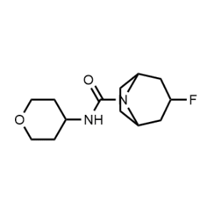 3-Fluoro-N-(tetrahydro-2H-pyran-4-yl)-8-azabicyclo[3.2.1]octane-8-carboxamide|CS-1220514