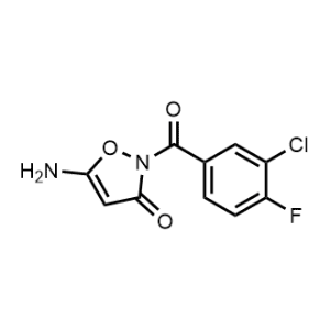 5-Amino-2-(3-chloro-4-fluorobenzoyl)isoxazol-3(2H)-one|CS-1220583