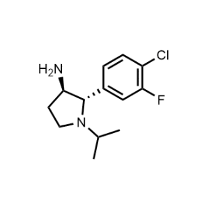 (2S,3R)-2-(4-Chloro-3-fluorophenyl)-1-isopropylpyrrolidin-3-amine|CS-1220643
