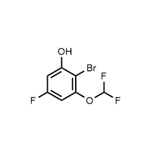 2-Bromo-3-(difluoromethoxy)-5-fluorophenol|CS-1220658