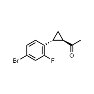 1-((1R,2R)-2-(4-Bromo-2-fluorophenyl)cyclopropyl)ethan-1-one|CS-1220721