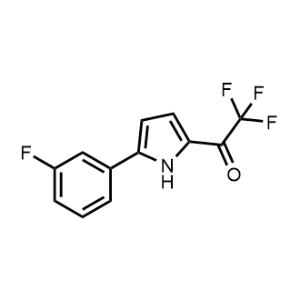2,2,2-Trifluoro-1-(5-(3-fluorophenyl)-1H-pyrrol-2-yl)ethan-1-one|CS-1220889