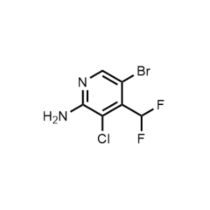 5-Bromo-3-chloro-4-(difluoromethyl)pyridin-2-amine|CS-1221014