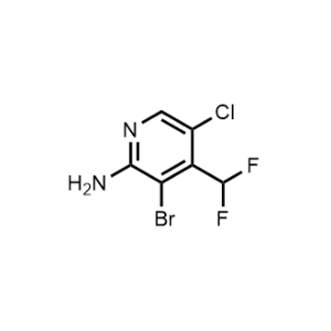 3-Bromo-5-chloro-4-(difluoromethyl)pyridin-2-amine|CS-1221015