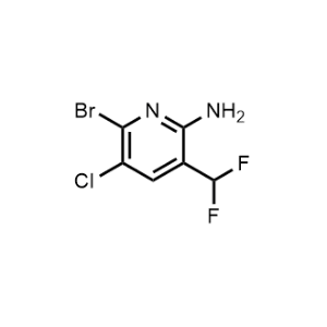 6-Bromo-5-chloro-3-(difluoromethyl)pyridin-2-amine|CS-1221023