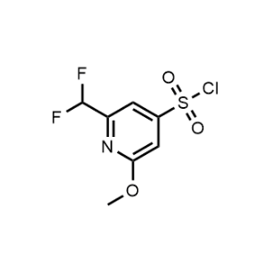 2-(Difluoromethyl)-6-methoxypyridine-4-sulfonyl chloride|CS-1221073