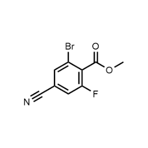 Methyl 2-bromo-4-cyano-6-fluorobenzoate|CS-1221158
