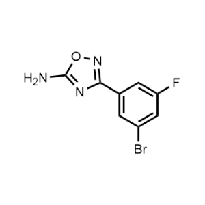 3-(3-Bromo-5-fluorophenyl)-1,2,4-oxadiazol-5-amine|CS-1221181