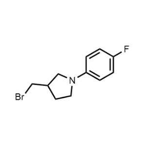 3-(Bromomethyl)-1-(4-fluorophenyl)pyrrolidine|CS-1221262