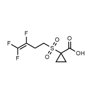 1-((3,4,4-Trifluorobut-3-en-1-yl)sulfonyl)cyclopropane-1-carboxylic acid|CS-1221431