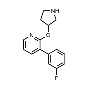3-(3-Fluorophenyl)-2-(pyrrolidin-3-yloxy)pyridine|CS-1221503
