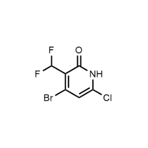4-Bromo-6-chloro-3-(difluoromethyl)pyridin-2(1H)-one|CS-1221512