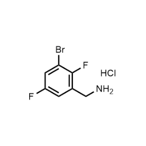 (3-Bromo-2,5-difluorophenyl)methanamine hydrochloride|CS-1221529