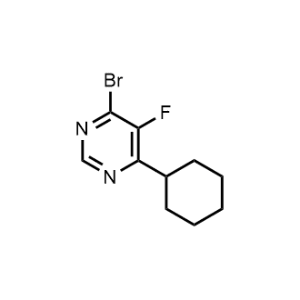 4-Bromo-6-cyclohexyl-5-fluoropyrimidine|CS-1221700