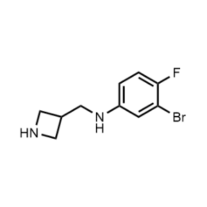 N-(Azetidin-3-ylmethyl)-3-bromo-4-fluoroaniline|CS-1221701