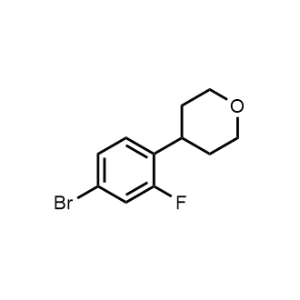 4-(4-Bromo-2-fluorophenyl)tetrahydro-2H-pyran|CS-1221705