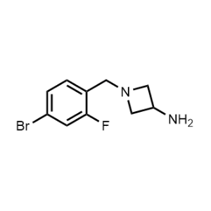 1-(4-Bromo-2-fluorobenzyl)azetidin-3-amine|CS-1221710