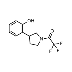 2,2,2-Trifluoro-1-(3-(2-hydroxyphenyl)pyrrolidin-1-yl)ethan-1-one|CS-1221785