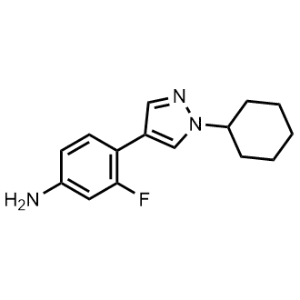 4-(1-Cyclohexyl-1H-pyrazol-4-yl)-3-fluoroaniline|CS-1221895