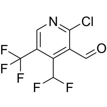 2-Chloro-4-(difluoromethyl)-5-(trifluoromethyl)nicotinaldehyde|CS-1221916