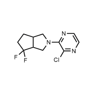 2-(3-Chloropyrazin-2-yl)-4,4-difluorooctahydrocyclopenta[c]pyrrole|CS-1221990