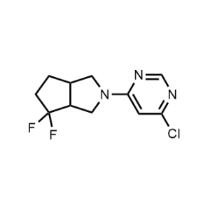 2-(6-Chloropyrimidin-4-yl)-4,4-difluorooctahydrocyclopenta[c]pyrrole|CS-1221991