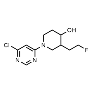 1-(6-Chloropyrimidin-4-yl)-3-(2-fluoroethyl)piperidin-4-ol|CS-1221999