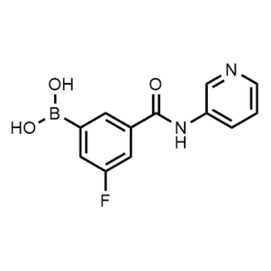 (3-Fluoro-5-(pyridin-3-ylcarbamoyl)phenyl)boronic acid|CS-1222029