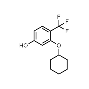 3-(Cyclohexyloxy)-4-(trifluoromethyl)phenol|CS-1222197