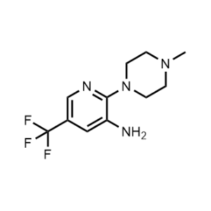 2-(4-Methylpiperazin-1-yl)-5-(trifluoromethyl)pyridin-3-amine|CS-1222209