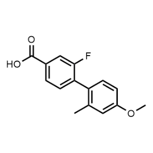 2-Fluoro-4'-methoxy-2'-methyl-[1,1'-biphenyl]-4-carboxylic acid|CS-1222223