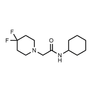 N-Cyclohexyl-2-(4,4-difluoropiperidin-1-yl)acetamide|CS-1222268