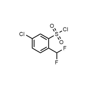 5-Chloro-2-(difluoromethyl)benzenesulfonyl chloride|CS-1222434