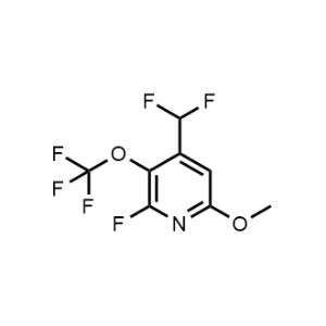 4-(Difluoromethyl)-2-fluoro-6-methoxy-3-(trifluoromethoxy)pyridine|CS-1222463