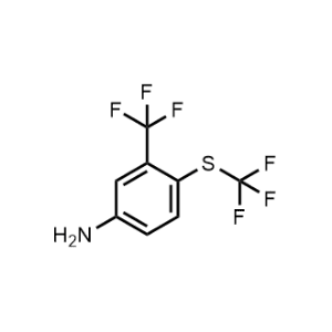 3-(Trifluoromethyl)-4-((trifluoromethyl)thio)aniline|CS-1222507