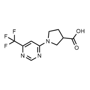 1-(6-(Trifluoromethyl)pyrimidin-4-yl)pyrrolidine-3-carboxylic acid|CS-1222515