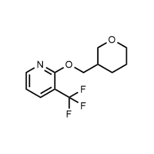 2-((Tetrahydro-2H-pyran-3-yl)methoxy)-3-(trifluoromethyl)pyridine|CS-1222536