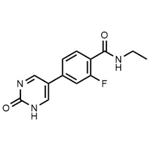 N-Ethyl-2-fluoro-4-(2-oxo-1,2-dihydropyrimidin-5-yl)benzamide|CS-1222588