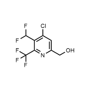 (4-Chloro-5-(difluoromethyl)-6-(trifluoromethyl)pyridin-2-yl)methanol|CS-1222682