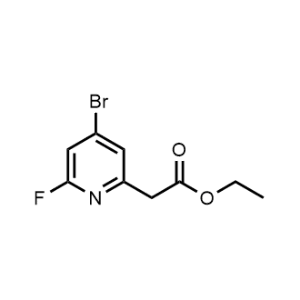 Ethyl 2-(4-bromo-6-fluoropyridin-2-yl)acetate|CS-1222873