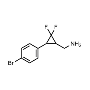(3-(4-Bromophenyl)-2,2-difluorocyclopropyl)methanamine|CS-1222906