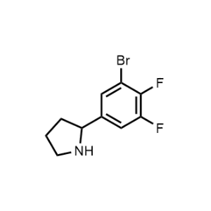 2-(3-Bromo-4,5-difluorophenyl)pyrrolidine|CS-1222907