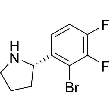 (S)-2-(2-Bromo-3,4-difluorophenyl)pyrrolidine|CS-1222915